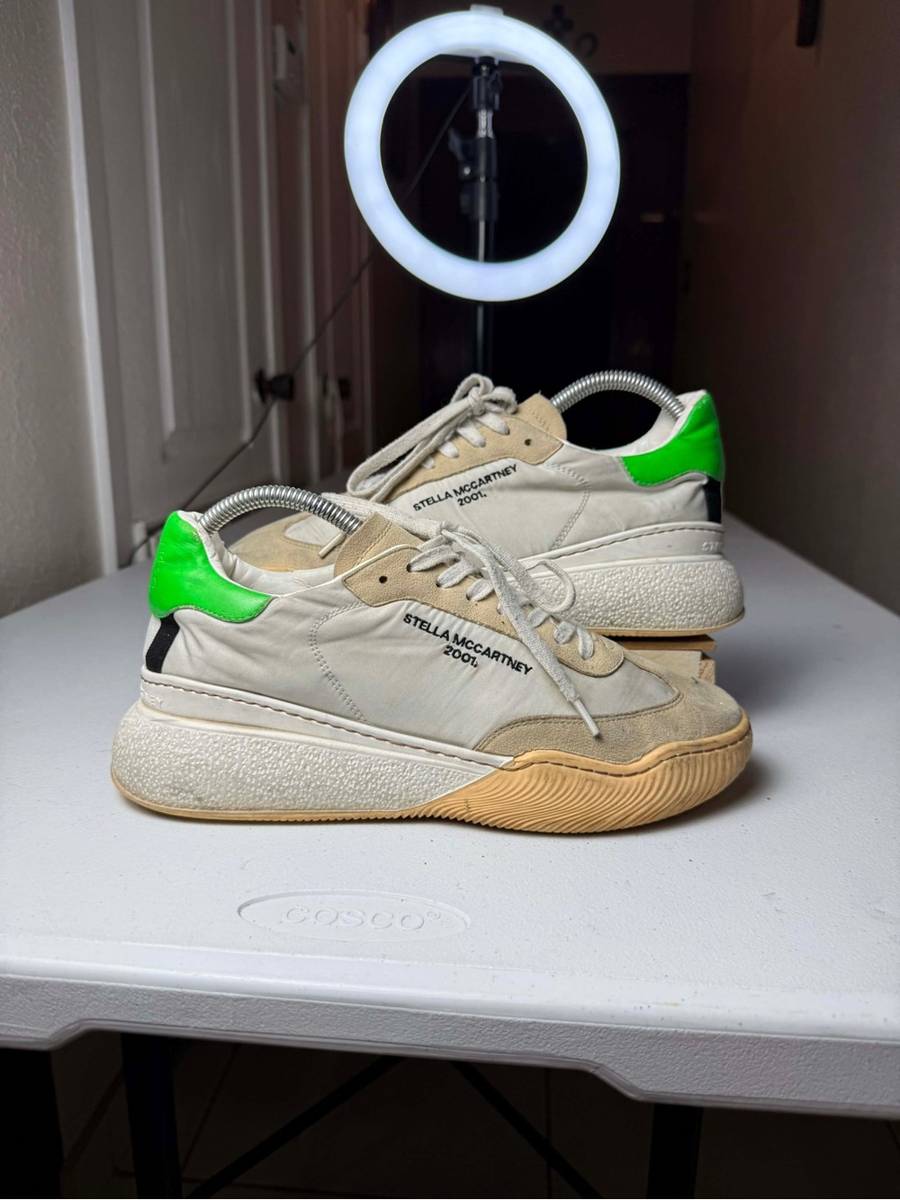 Stella Mccartney Loop Sneaker Women's Beige 40 / US 10